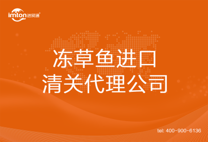 凍草魚進口清關代理公司